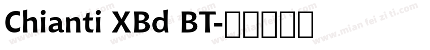 Chianti XBd BT字体转换